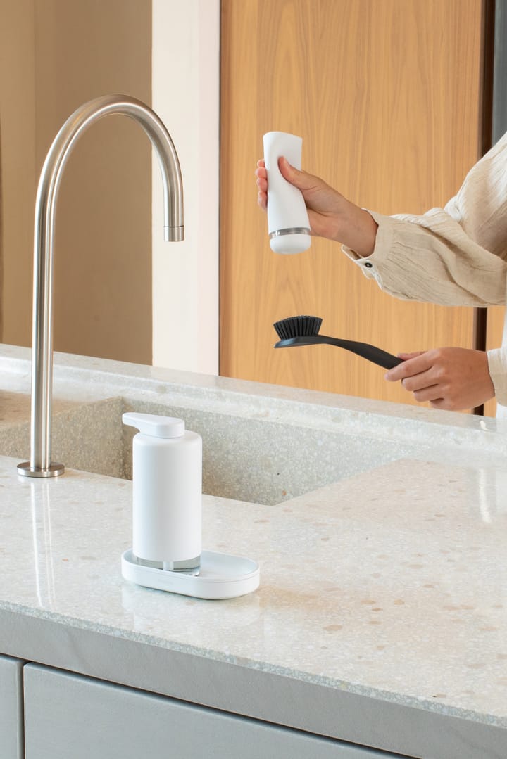Ensemble pompe à savon et distributeur à liquide vaisselle SinkStyle - Mineral Fresh White - Brabantia