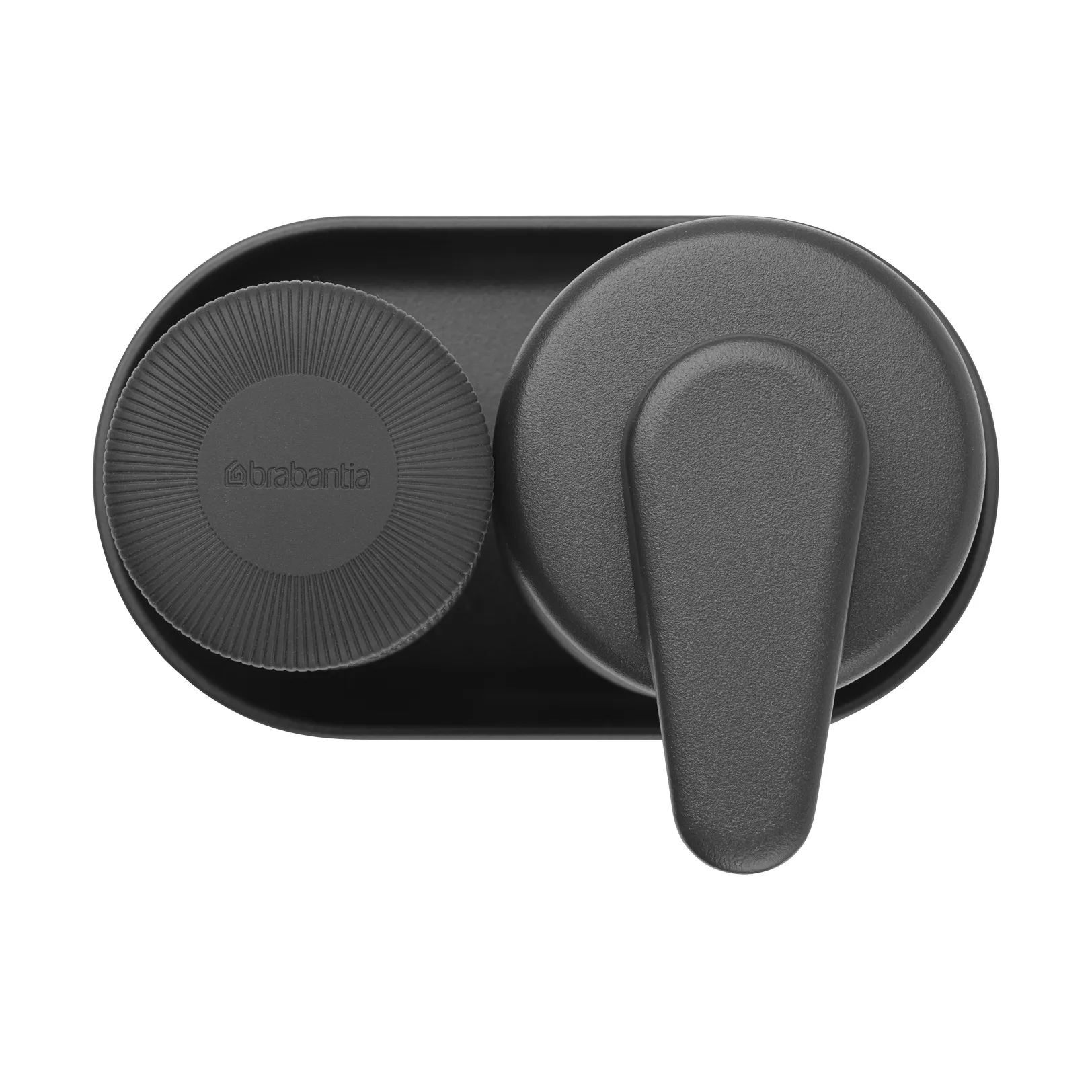 Ensemble pompe à savon et distributeur à liquide vaisselle SinkStyle, Mineral Infinite Grey Brabantia