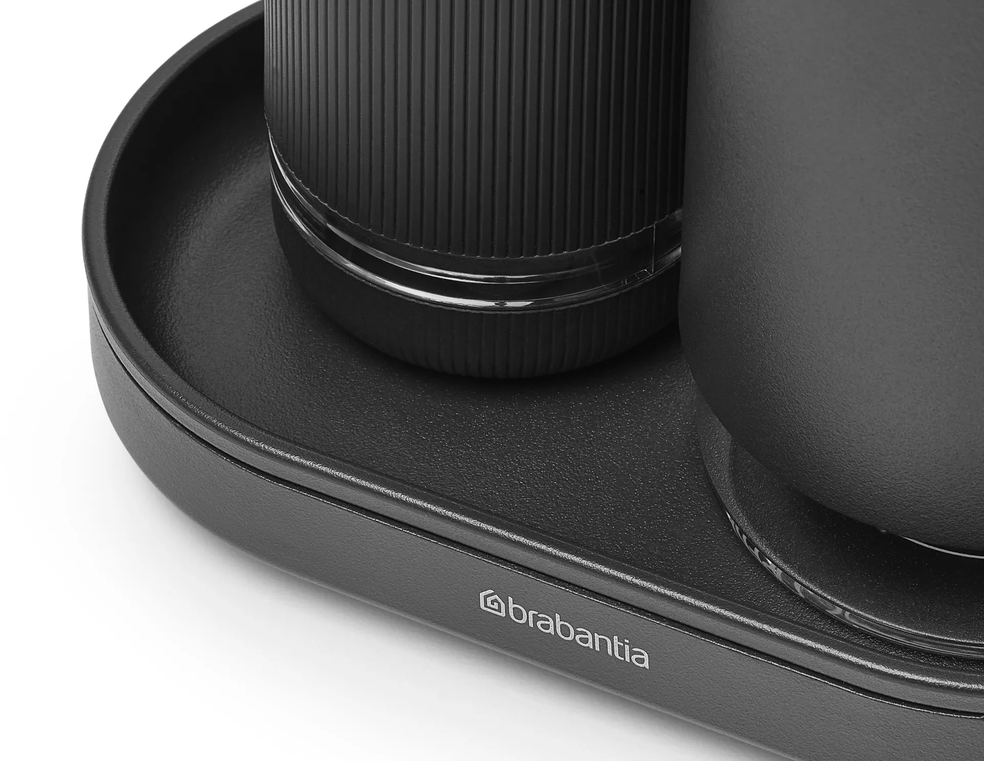 Ensemble pompe à savon et distributeur à liquide vaisselle SinkStyle, Mineral Infinite Grey Brabantia