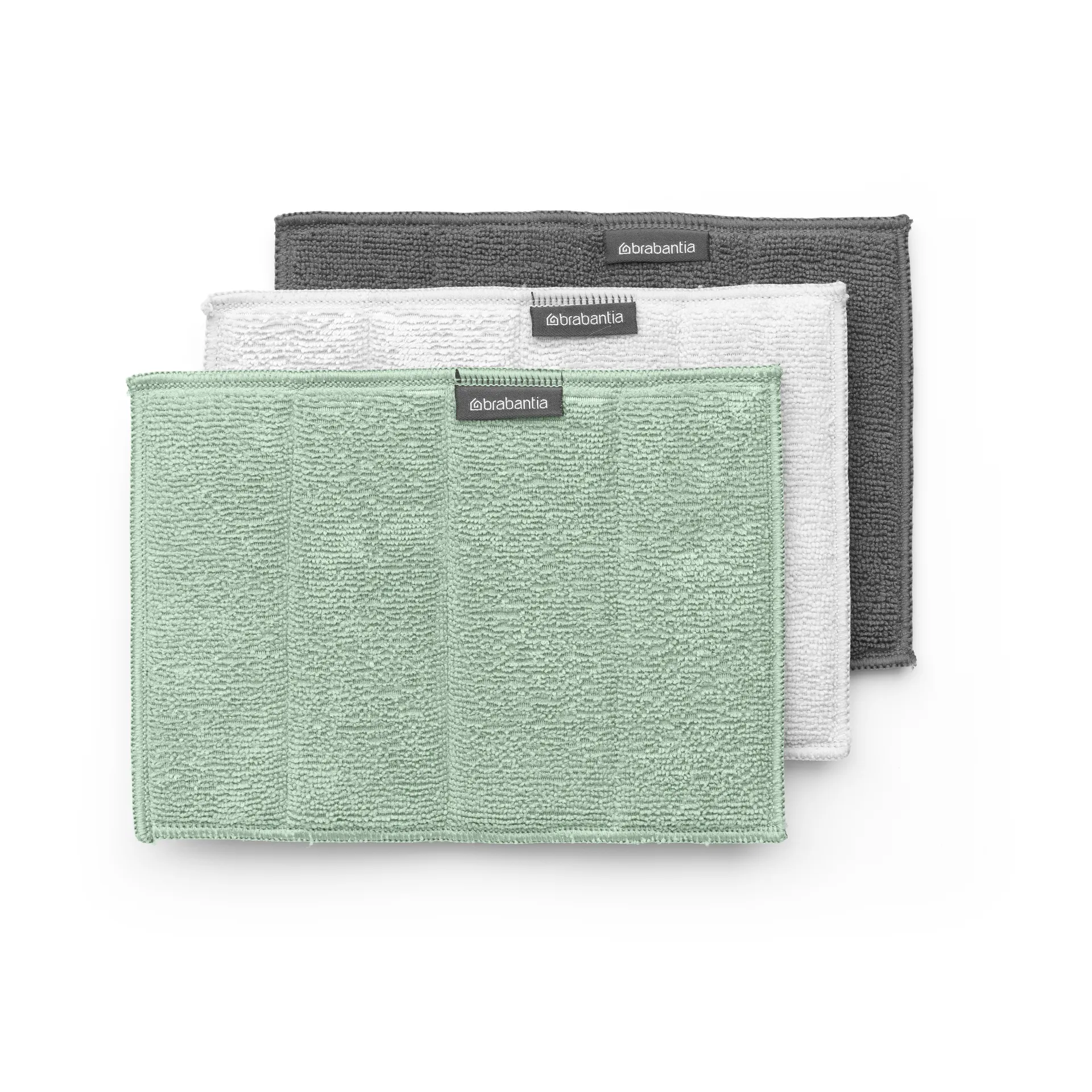 Éponge en microfibres Sinkside Lot de 3, Jade green Brabantia