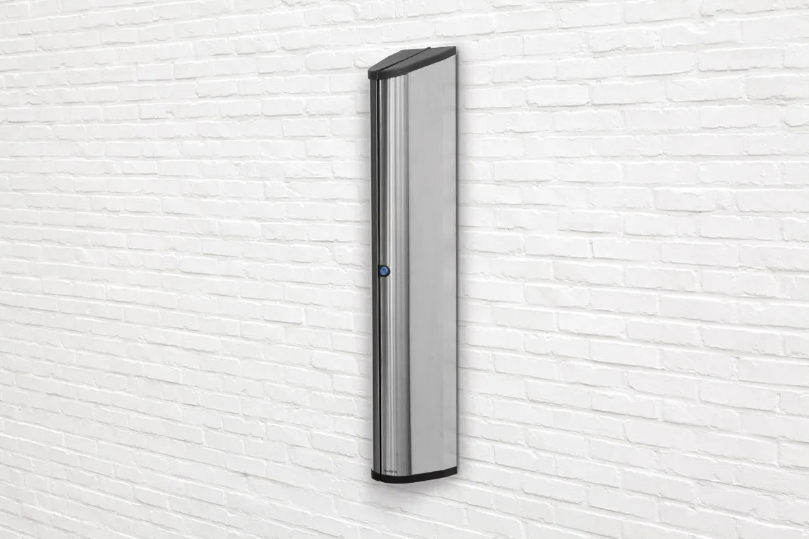 Étendoir mural WallFix 24 m avec boîte de protection, Gris Brabantia