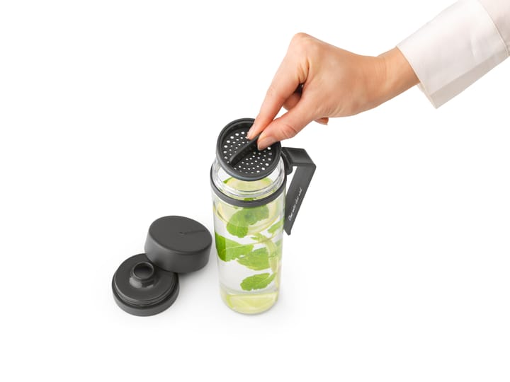 Gourde avec infuseur Make & Take 0,5 L, Gris foncé Brabantia