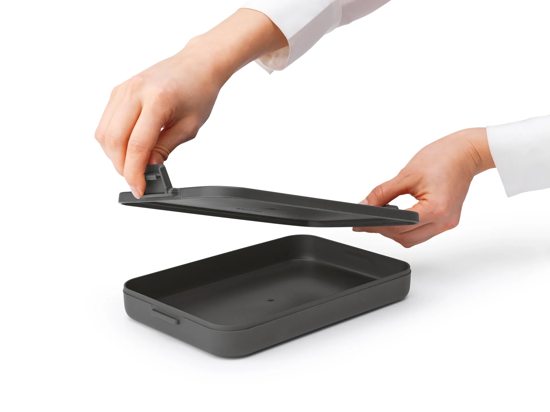 Lunch box plate Make & Take 1,1 L, Gris foncé Brabantia