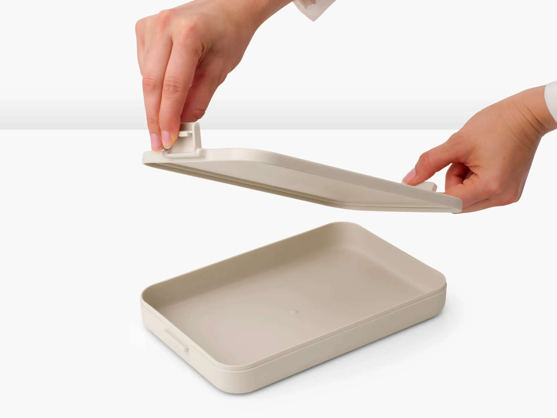 Lunch box plate Make & Take 1,1 L, Soft Beige Brabantia