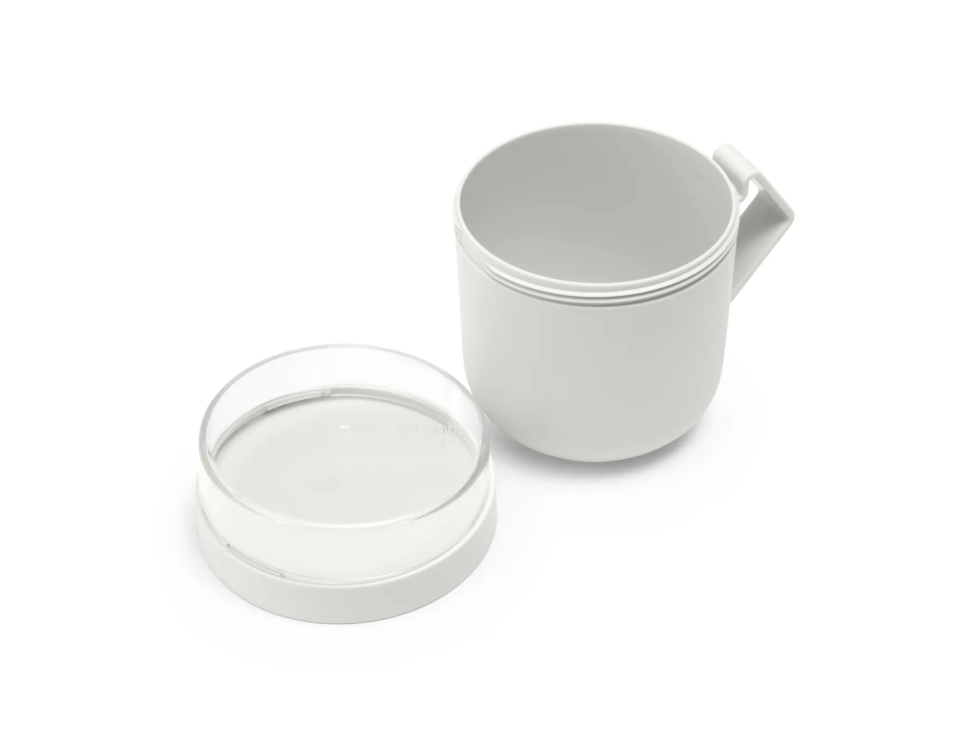 Mug à soupe Make & Take 0,6 L, Gris clair Brabantia