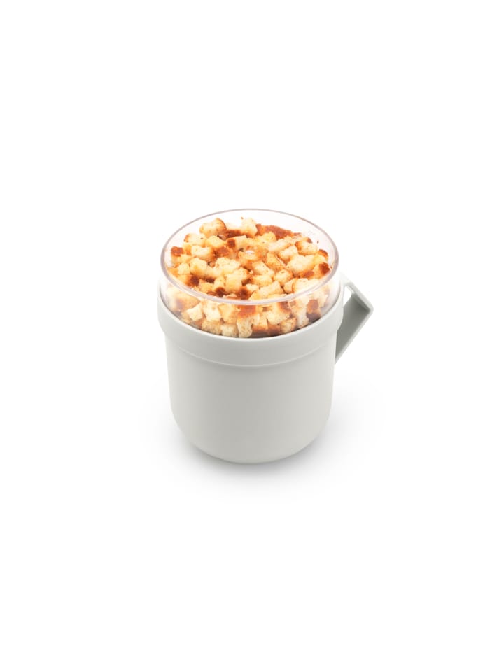 Mug à soupe Make & Take 0,6 L, Gris clair Brabantia