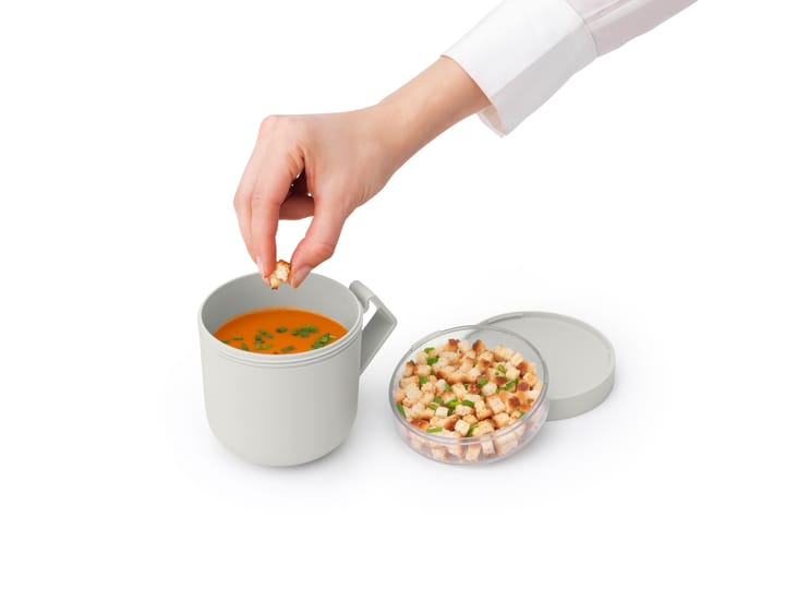 Mug à soupe Make & Take 0,6 L - Gris clair - Brabantia
