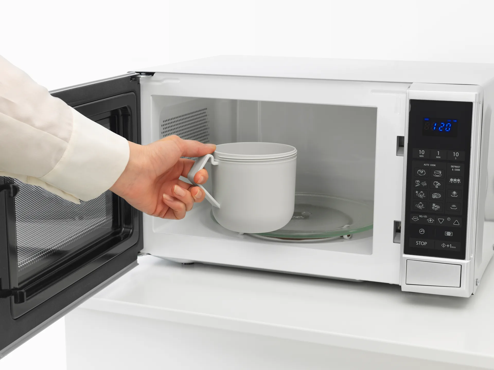 Mug à soupe Make & Take 0,6 L, Gris clair Brabantia