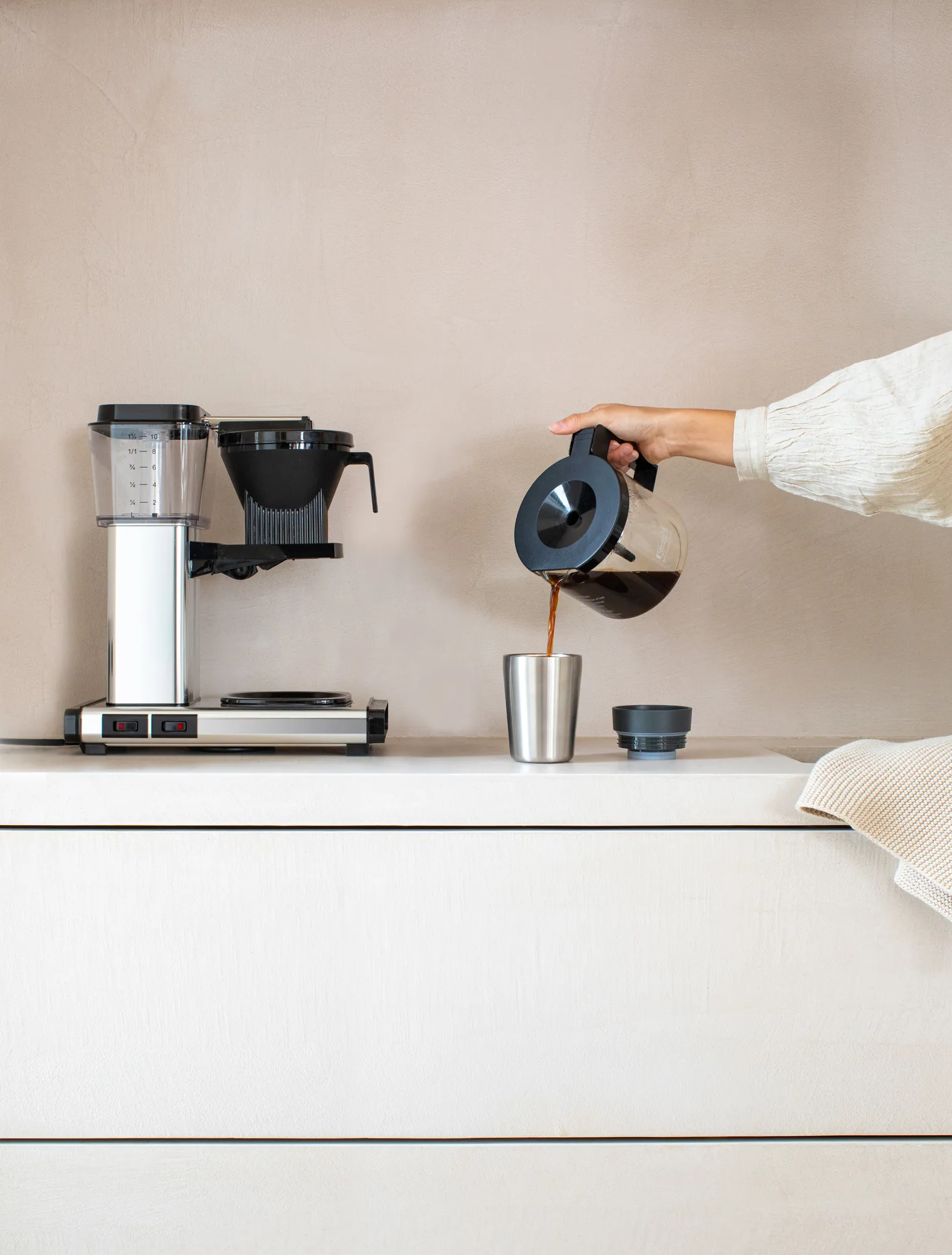 Mug isotherme Make & Take 20 cl, Gris foncé Brabantia