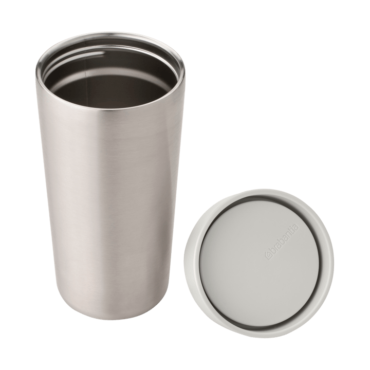 Mug isotherme Make & Take 36 cl, Gris clair Brabantia