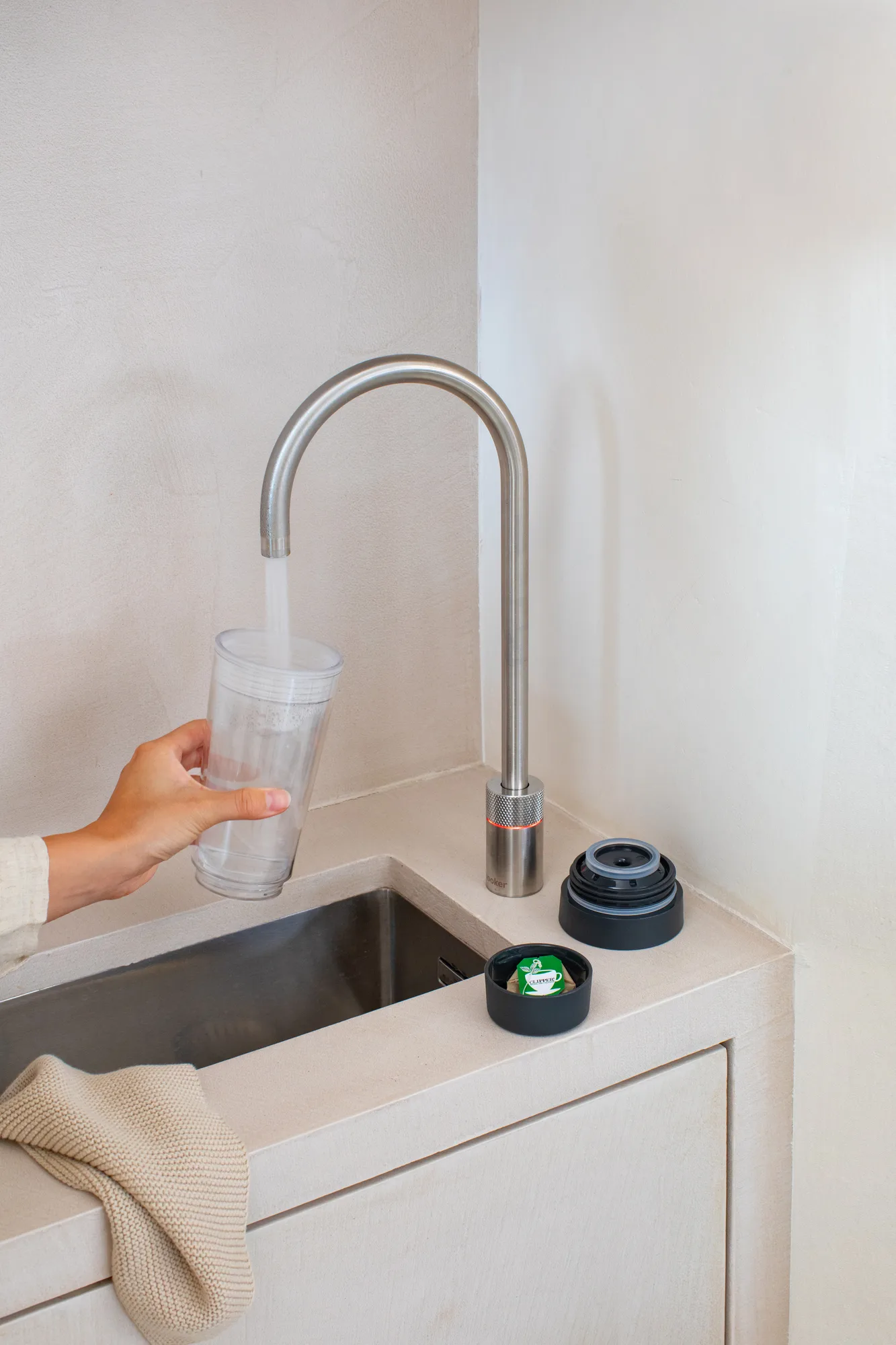 Mug isotherme Make & Take pour thé 36 cl, Gris foncé Brabantia