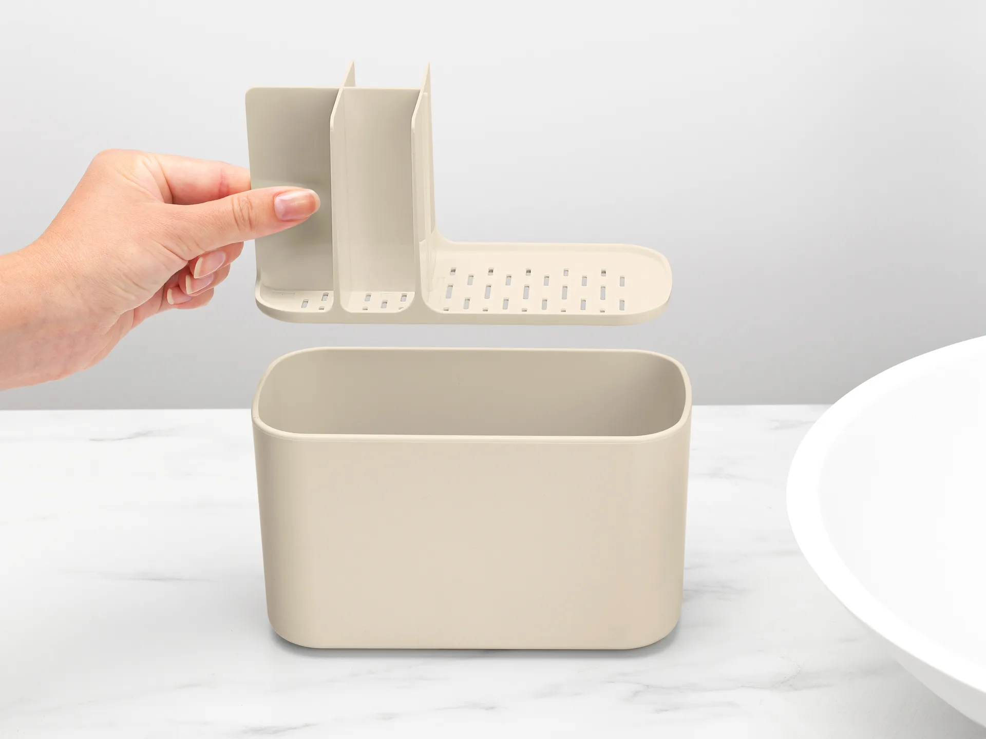 Organisateur pour évier ReNew de Brabantia, Beige Doux Brabantia