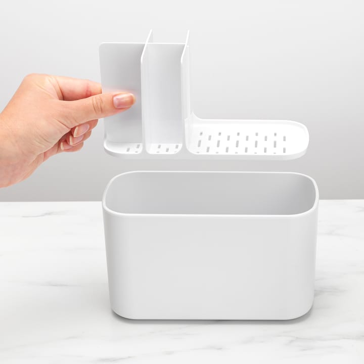 Organisateur pour évier ReNew de Brabantia, Blanc Brabantia