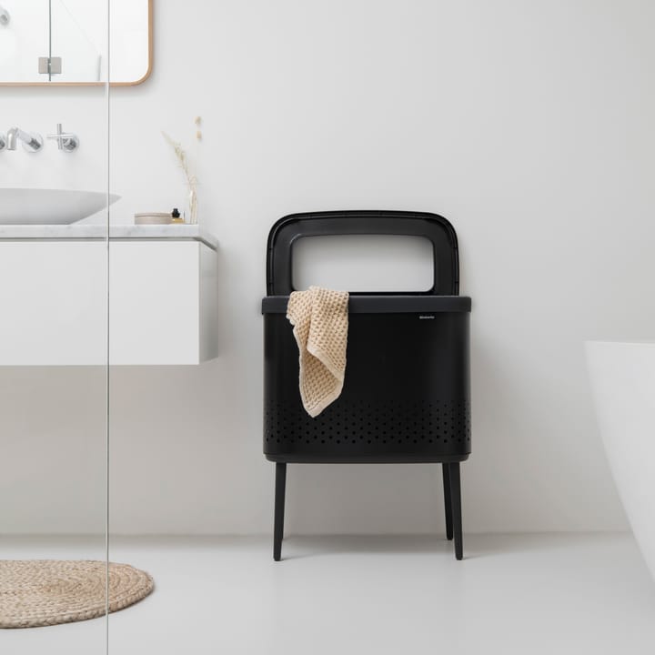 Panier à  linge Bo 60 L - Noir mat - Brabantia