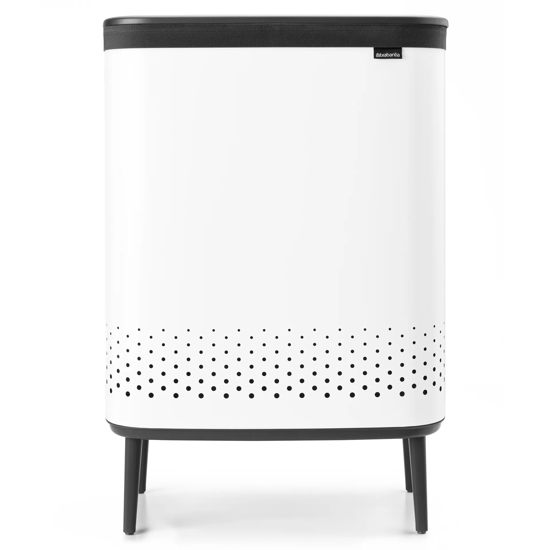 Panier à linge Bo high 2x45 L, Blanc Brabantia