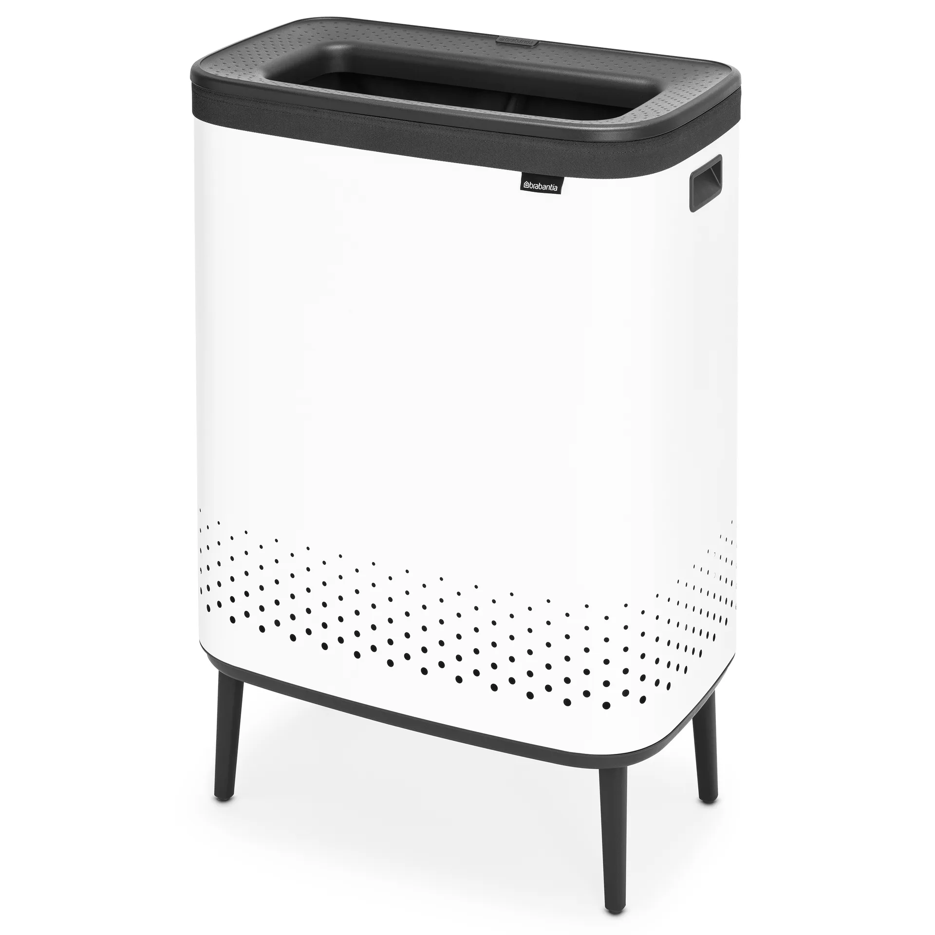 Panier à linge Bo high 2x45 L, Blanc Brabantia