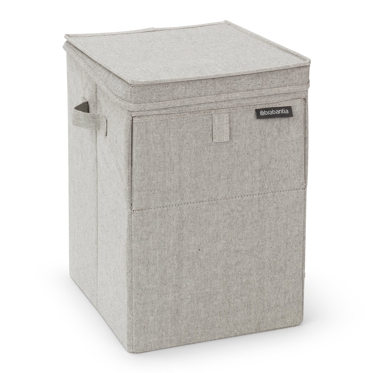 brabantia panier à linge empilable brabantia 35 litres gris clair