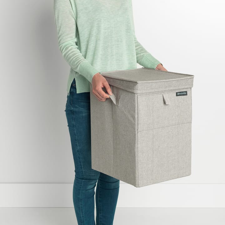 Panier à linge empilable Brabantia 35 litres, Gris clair Brabantia