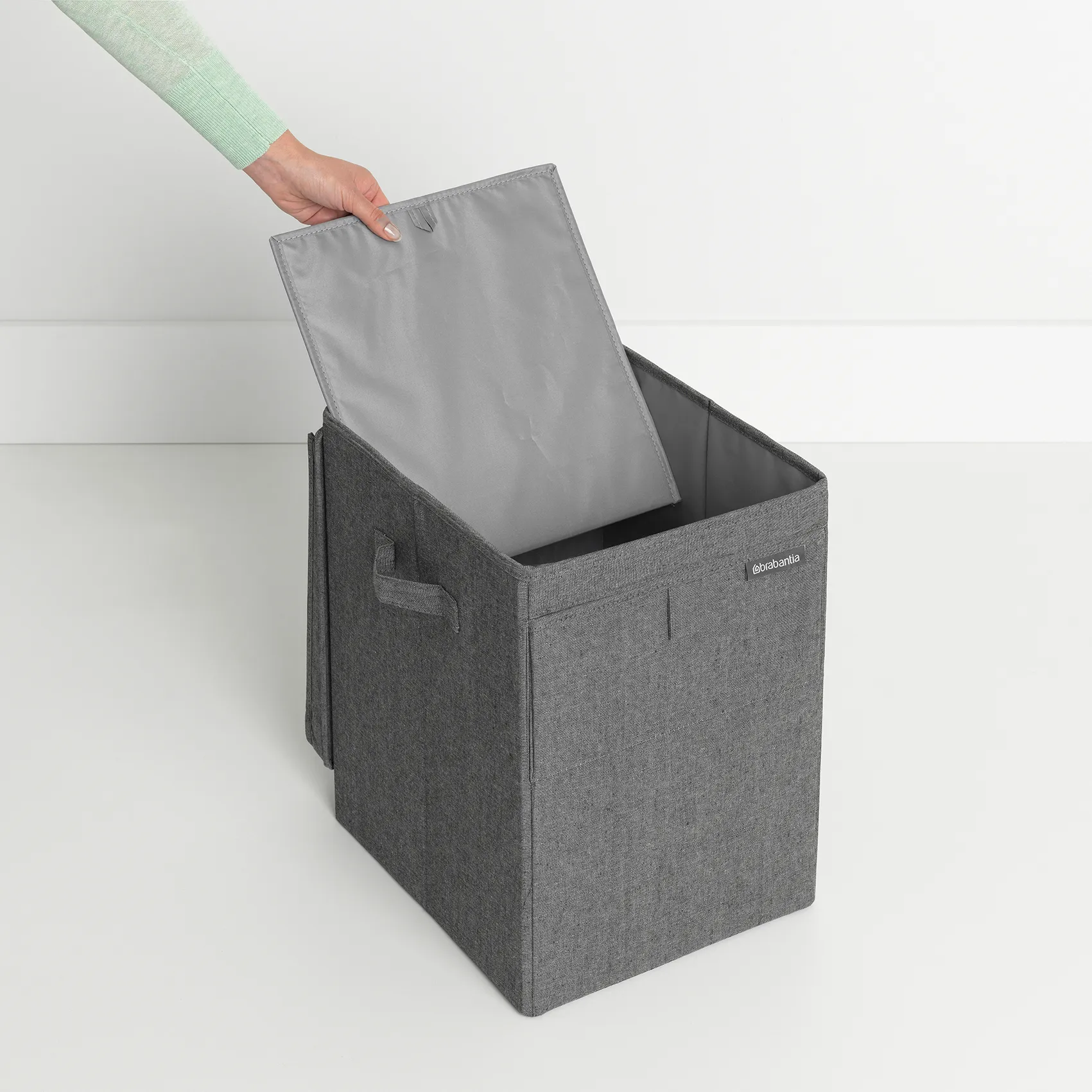 Panier à linge empilable Brabantia 35 litres, Gris foncé Brabantia