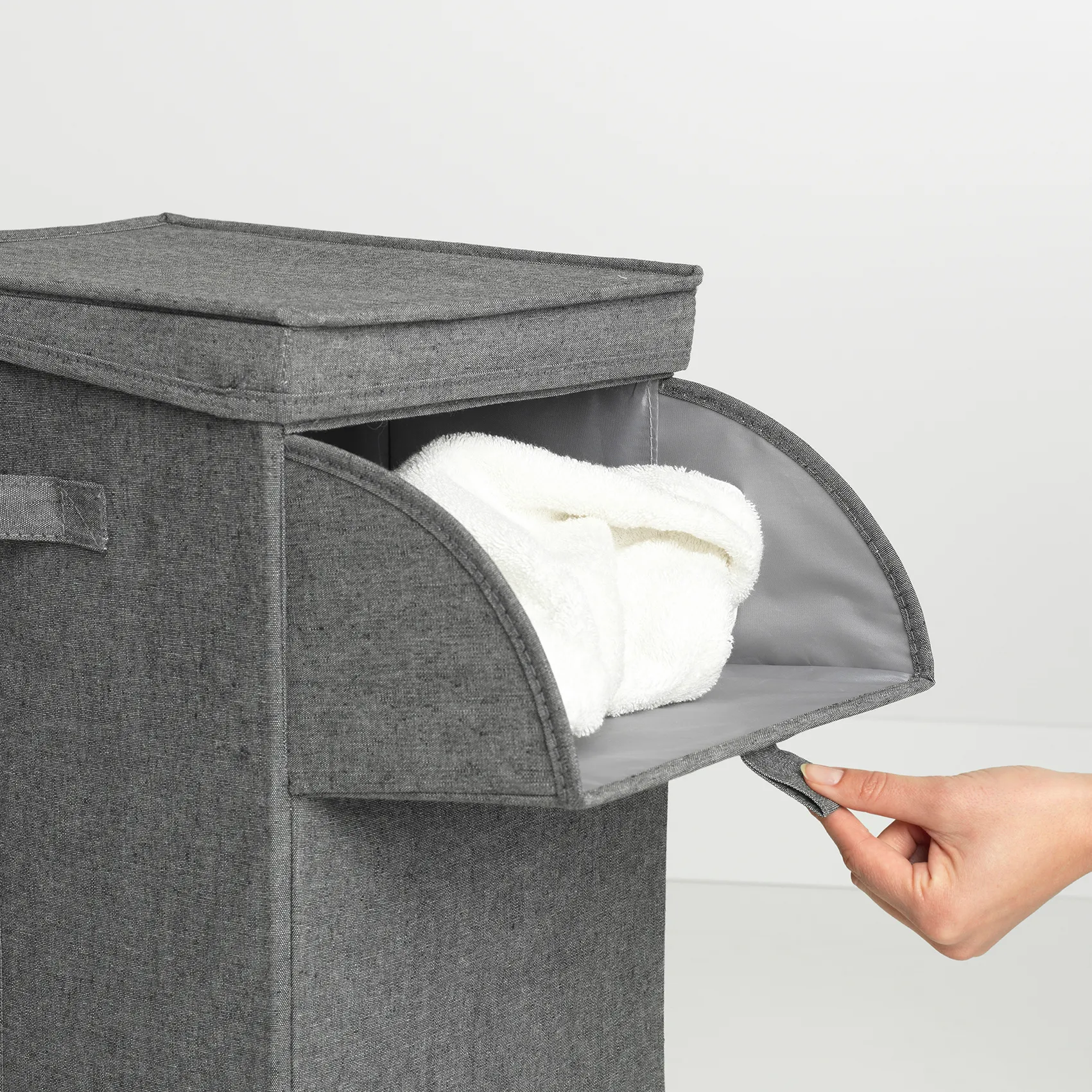 Panier à linge empilable Brabantia 35 litres, Gris foncé Brabantia