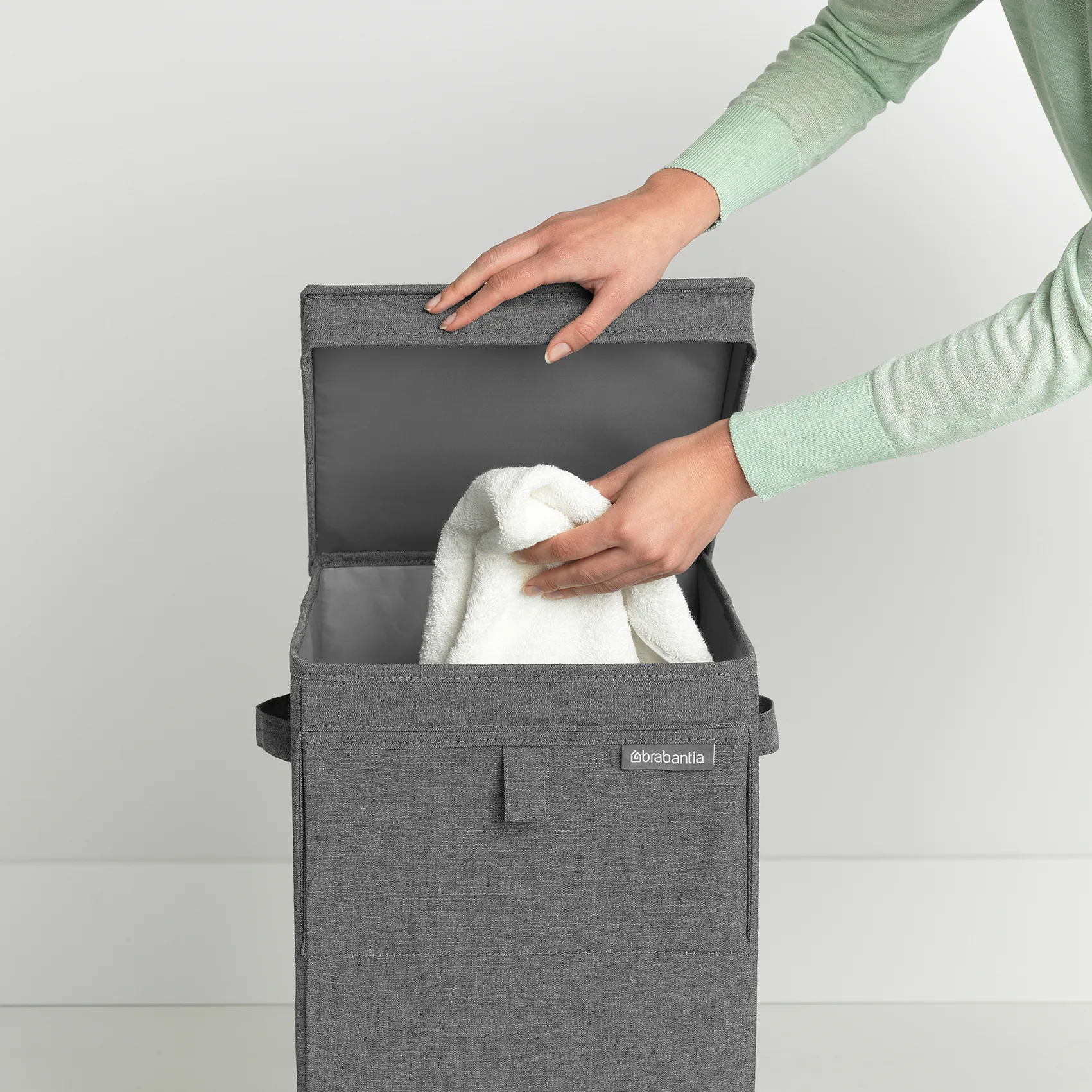 Panier à linge empilable Brabantia 35 litres, Gris foncé Brabantia