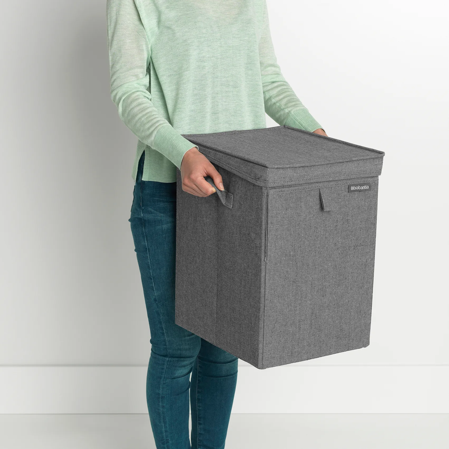 Panier à linge empilable Brabantia 35 litres, Gris foncé Brabantia