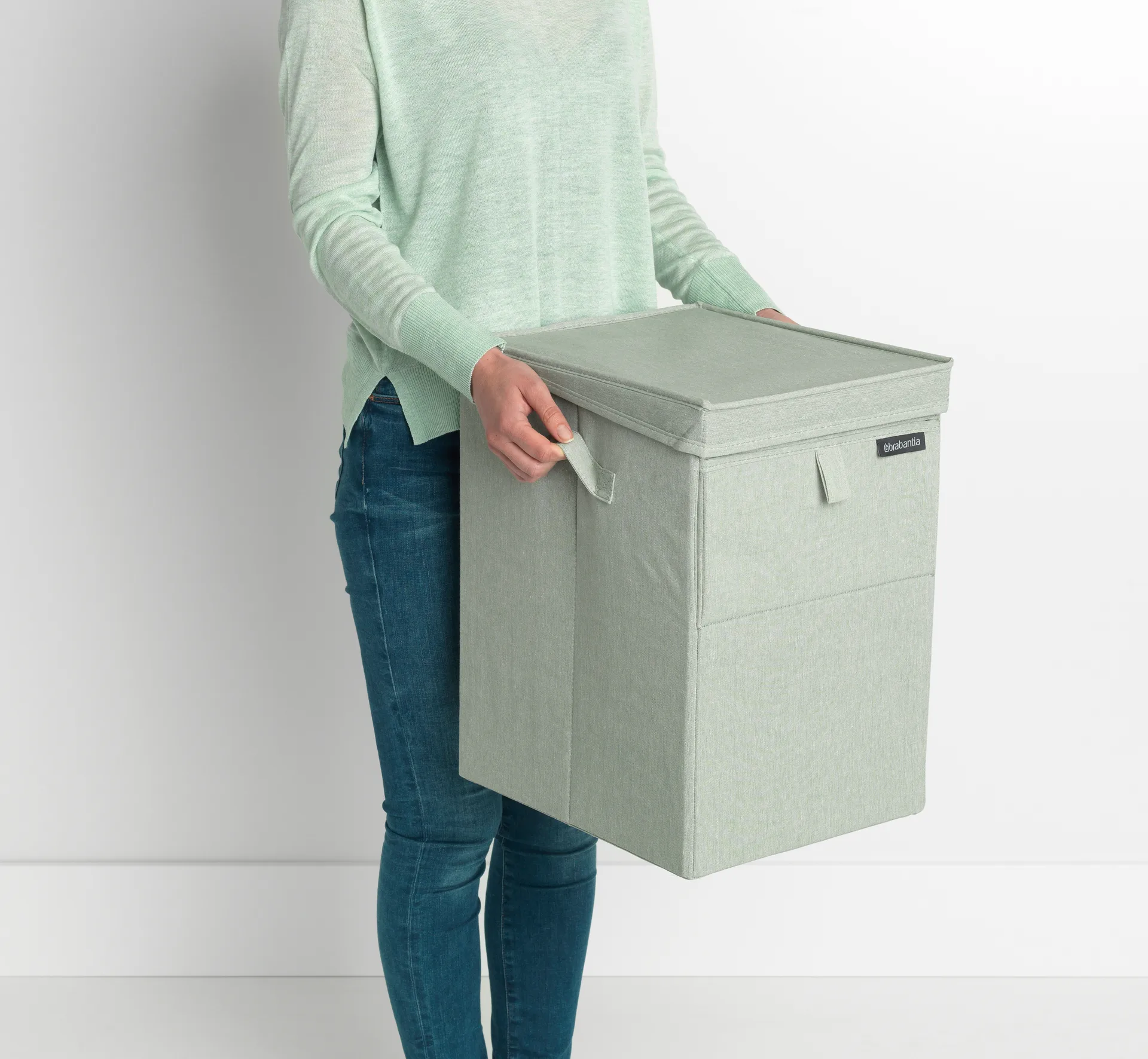 Panier à linge empilable Brabantia 35 litres, Vert Brabantia