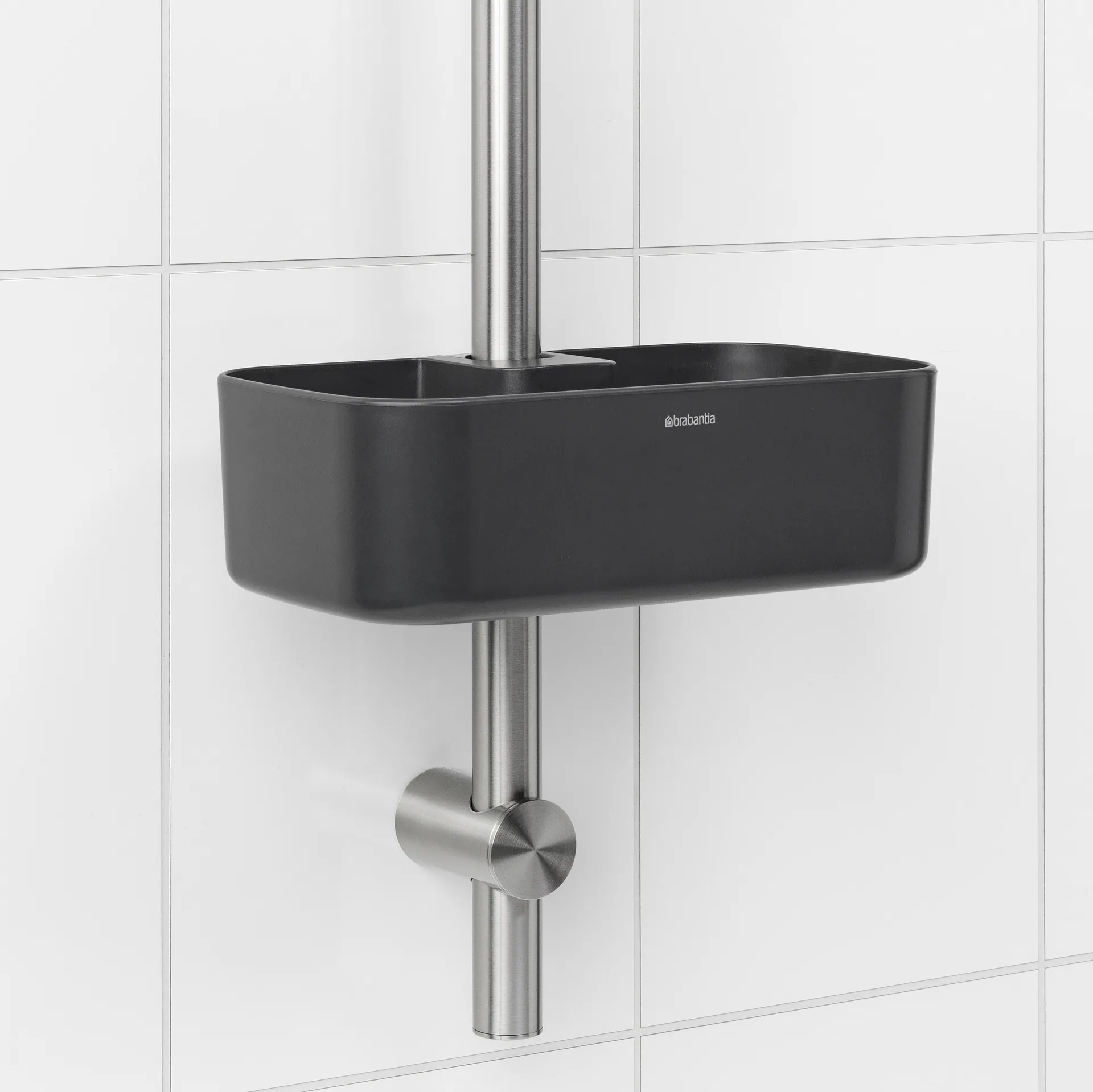 Panier de douche ReNew, Gris foncé Brabantia