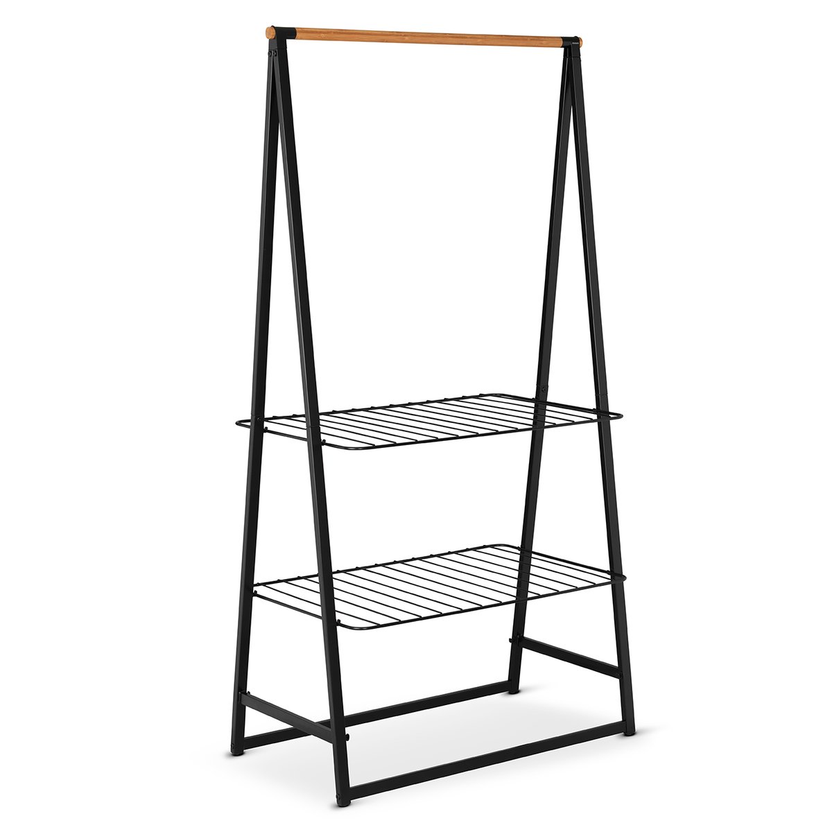 Brabantia Penderie Linn Large Noir | Design Scandinave | Cintres & portants | Noir
