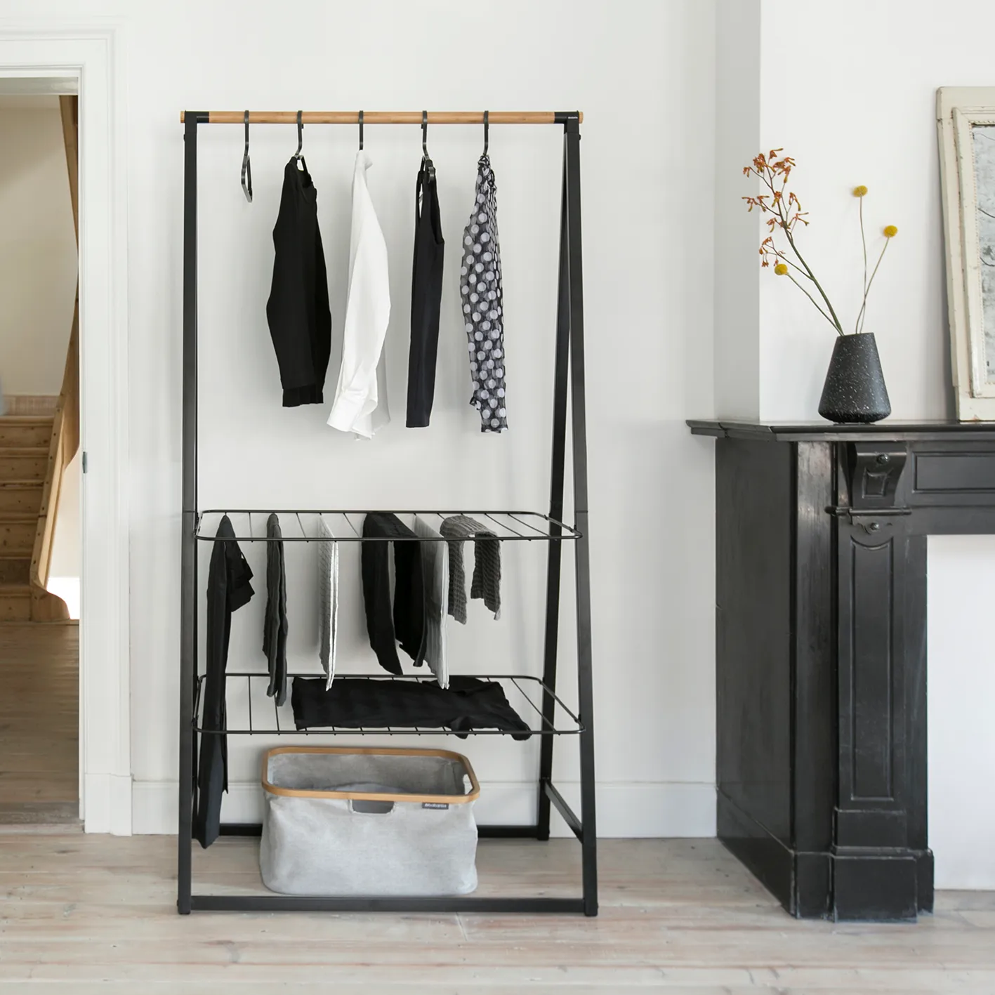 Penderie Linn Large, Noir Brabantia