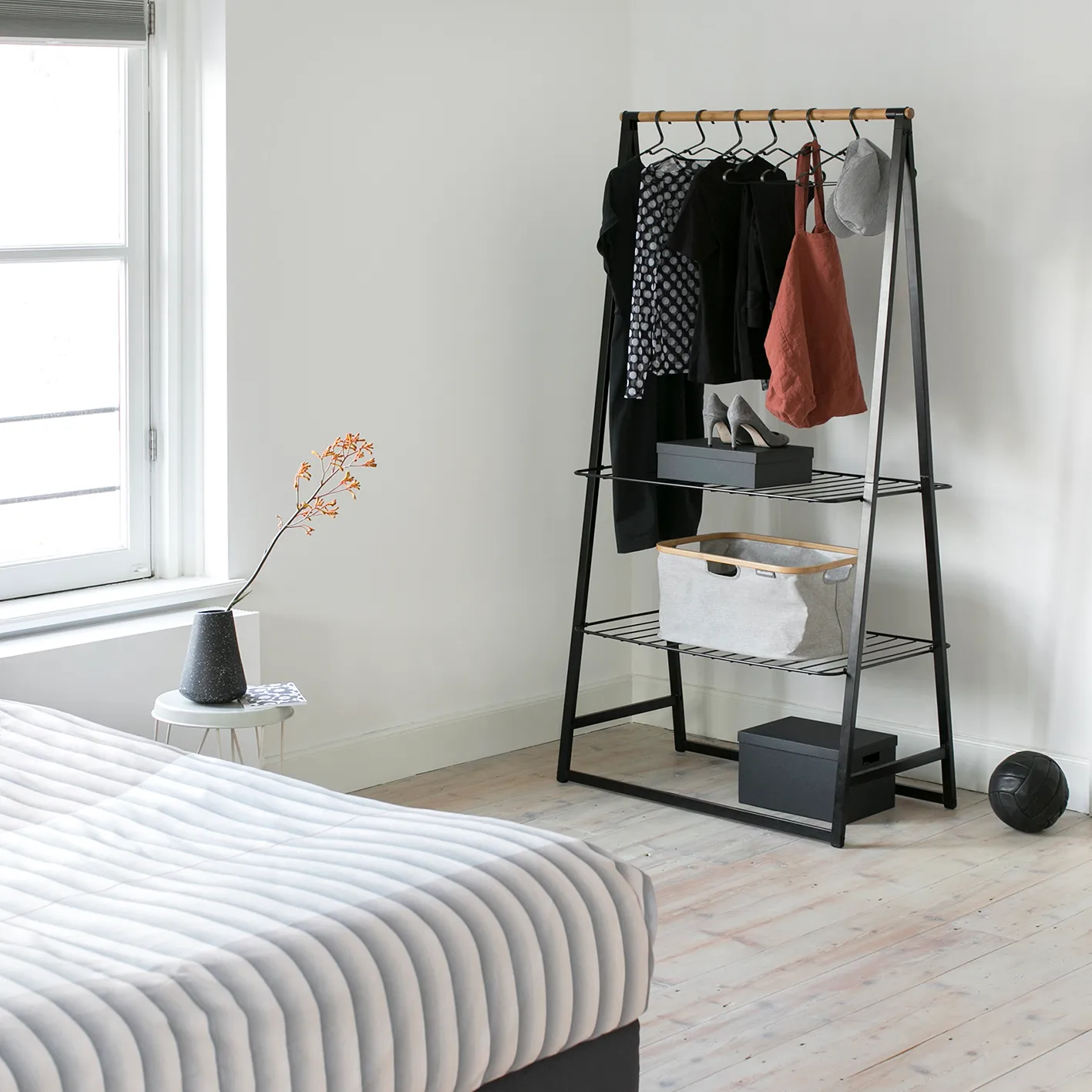 Penderie Linn Large, Noir Brabantia