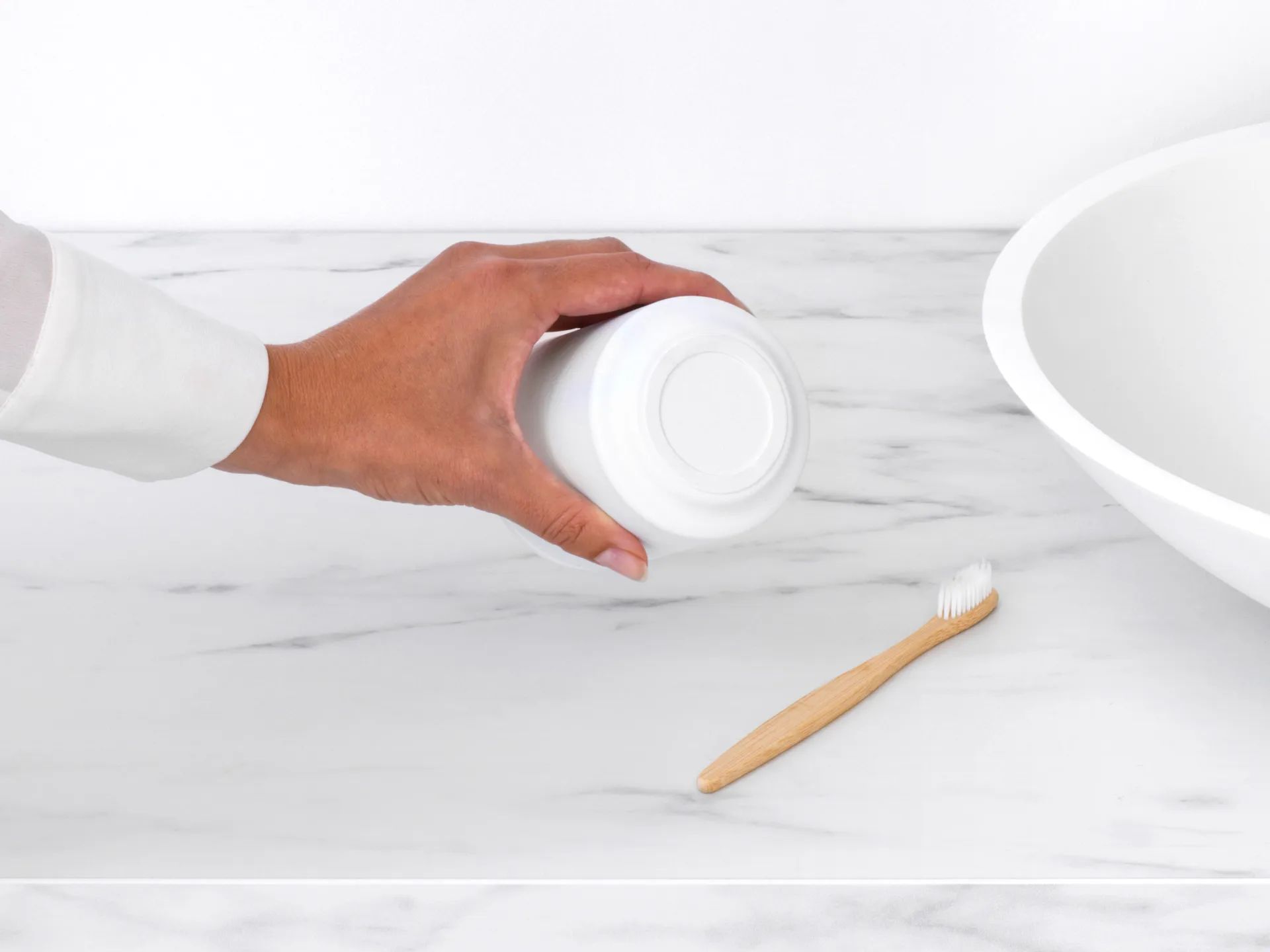 Porte brosse à dents MindSet, Mineral Fresh White Brabantia