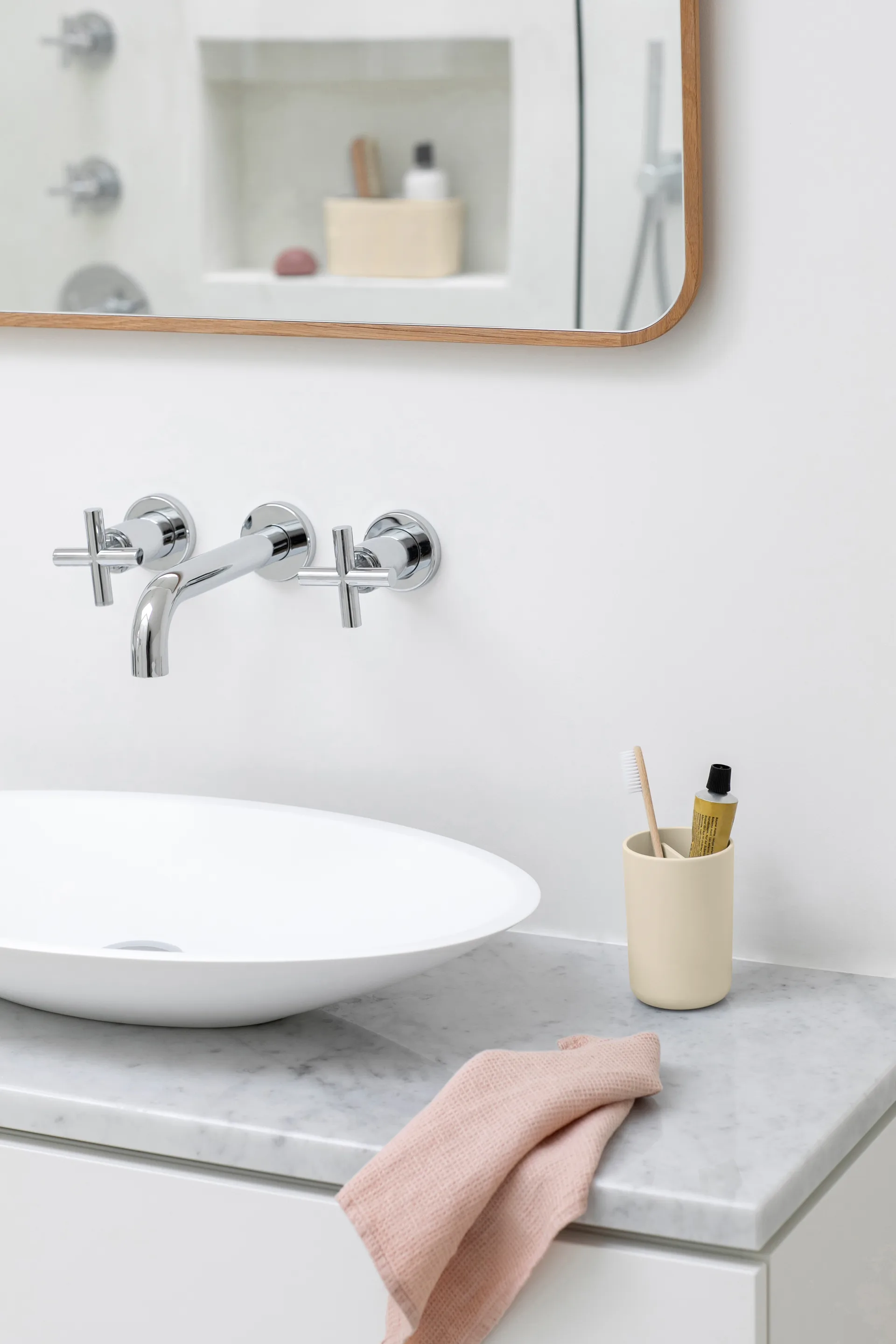 Porte brosse à dents ReNew de Brabantia, Beige Doux Brabantia