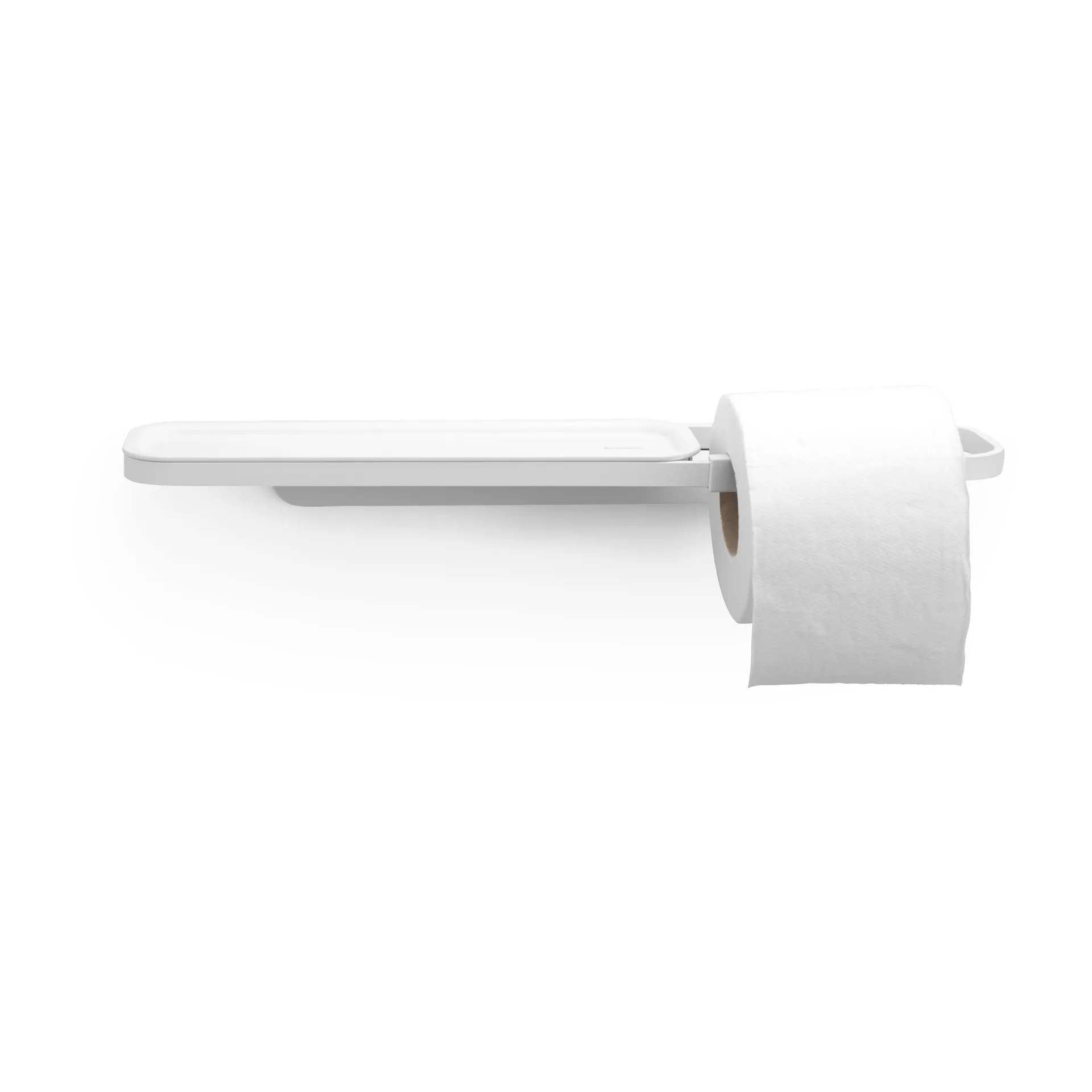Porte rouleau papier toilette avec étagère MindSet, Mineral Fresh White Brabantia