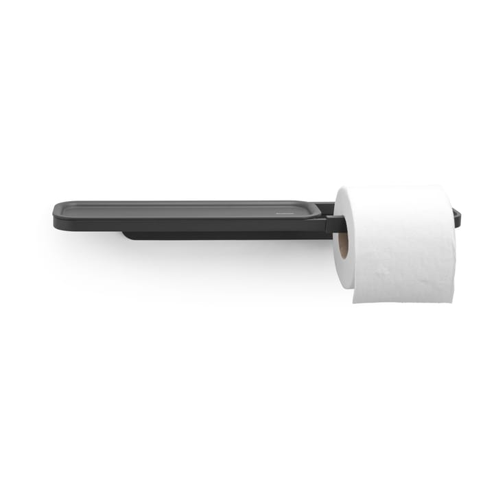 Porte rouleau papier toilette avec étagère MindSet - Mineral Infinite Grey - Brabantia