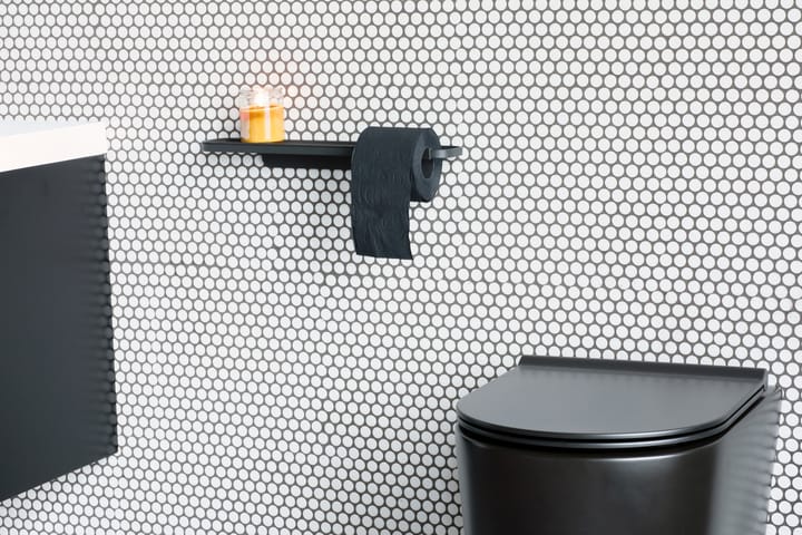 Porte rouleau papier toilette avec étagère MindSet, Mineral Infinite Grey Brabantia
