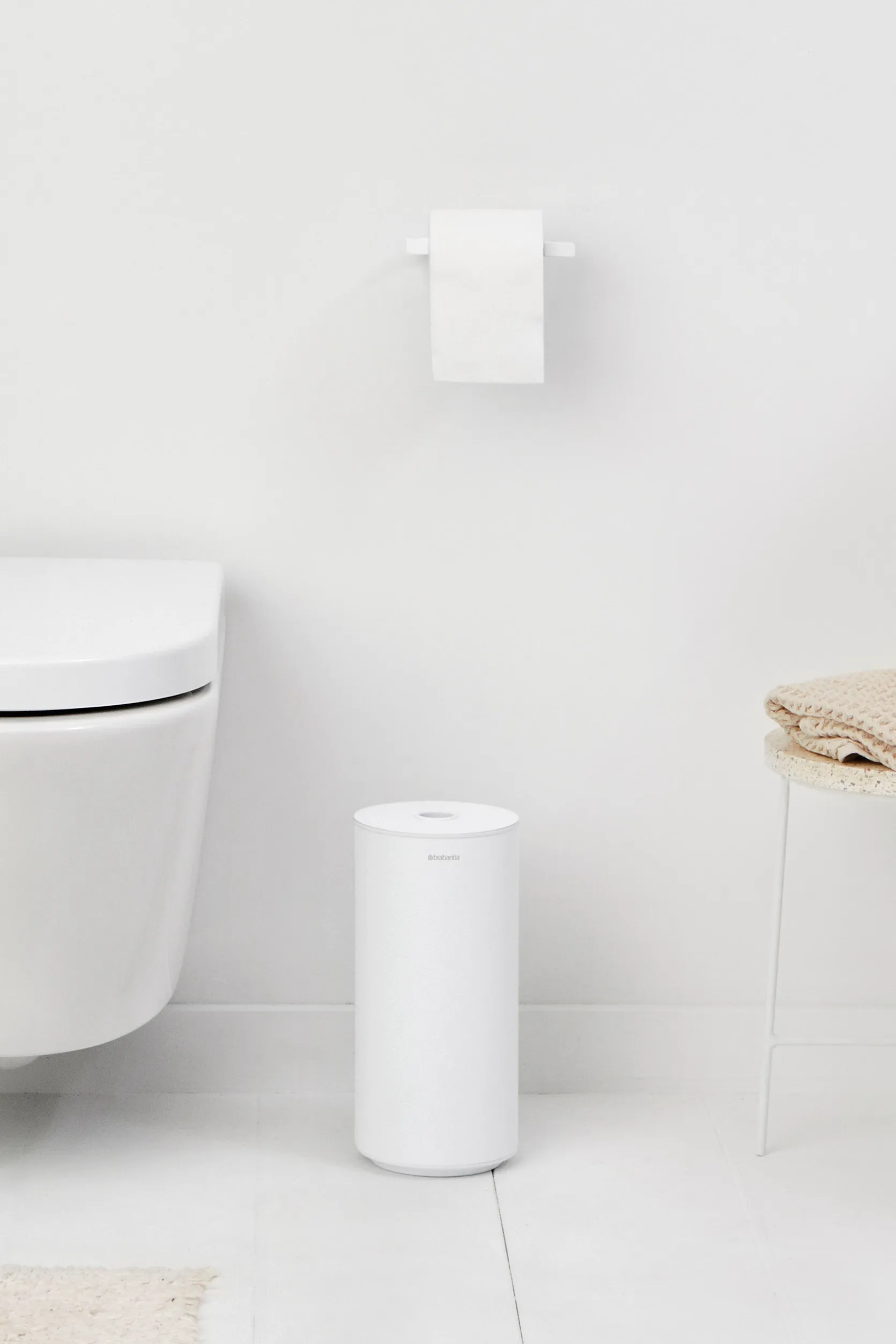 Porte-rouleau papier toilette MindSet, Mineral Fresh White Brabantia