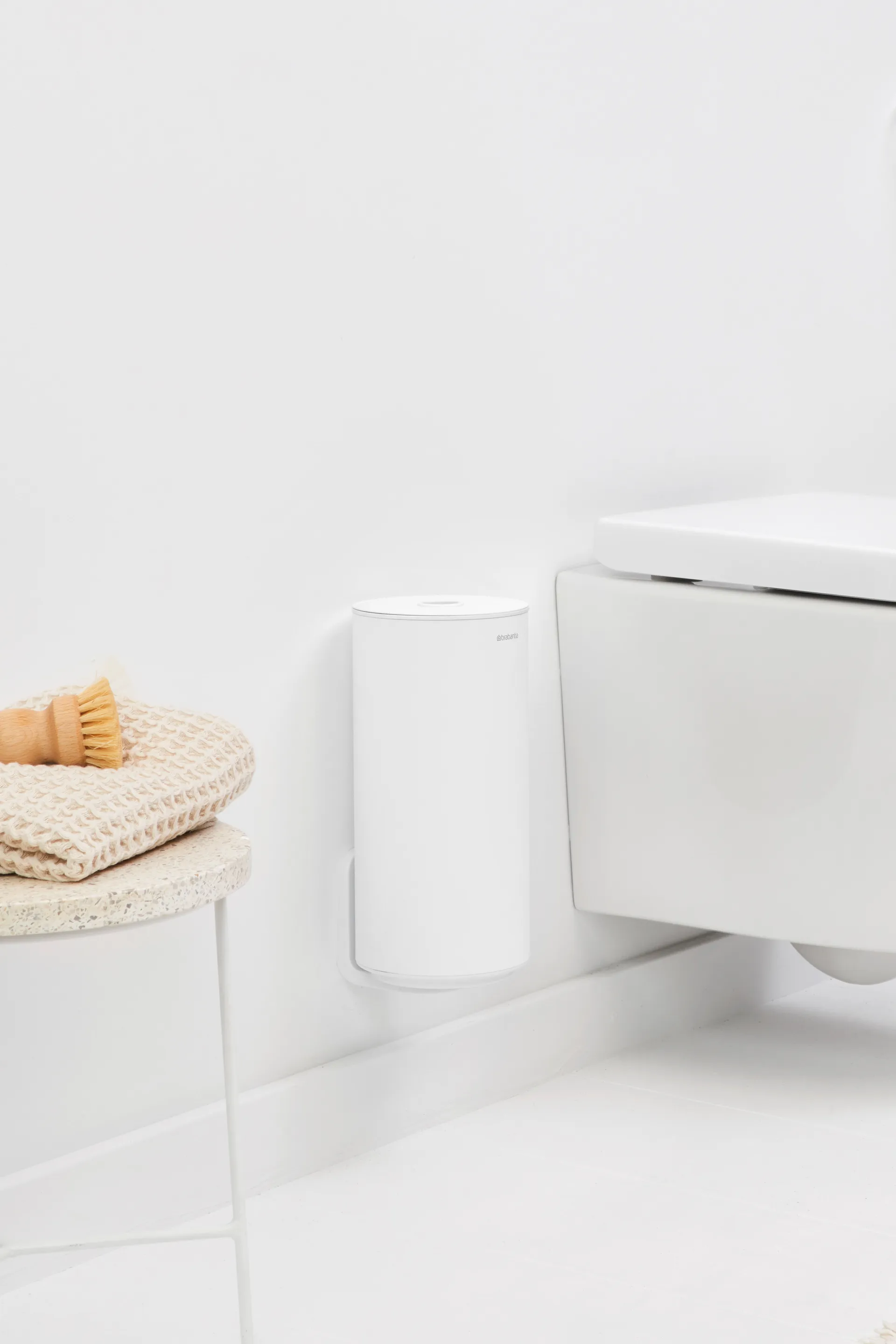 Porte-rouleau papier toilette MindSet, Mineral Fresh White Brabantia