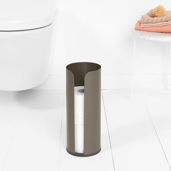 Porte rouleau papier-toilettes pour 3 rouleaux Brabantia, Platinum Brabantia
