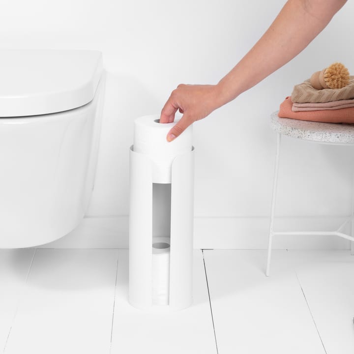Porte rouleau papier-toilettes pour 3 rouleaux Brabantia - White - Brabantia