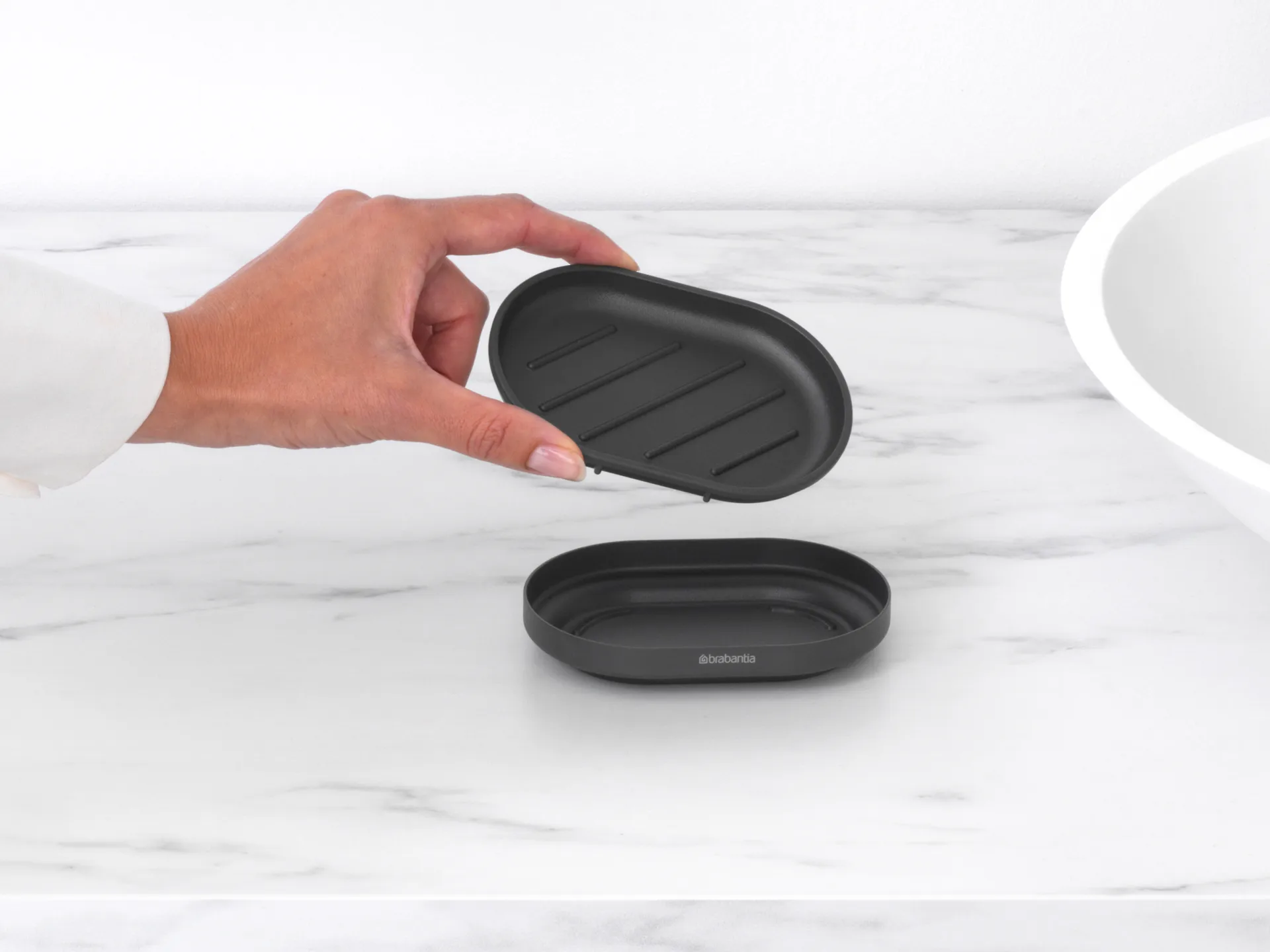 Porte-savon MindSet, Mineral Infinite Grey Brabantia