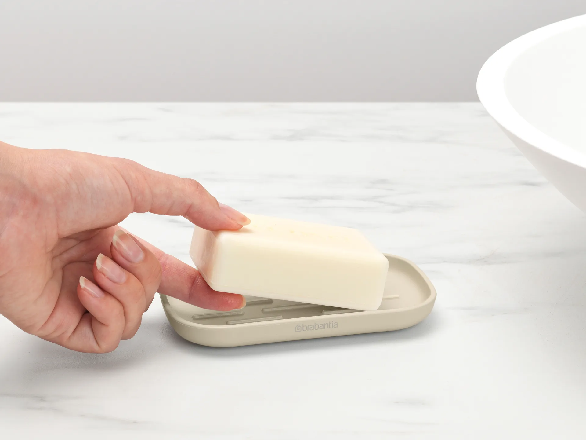 Porte savon ReNew de Brabantia, Beige Doux Brabantia