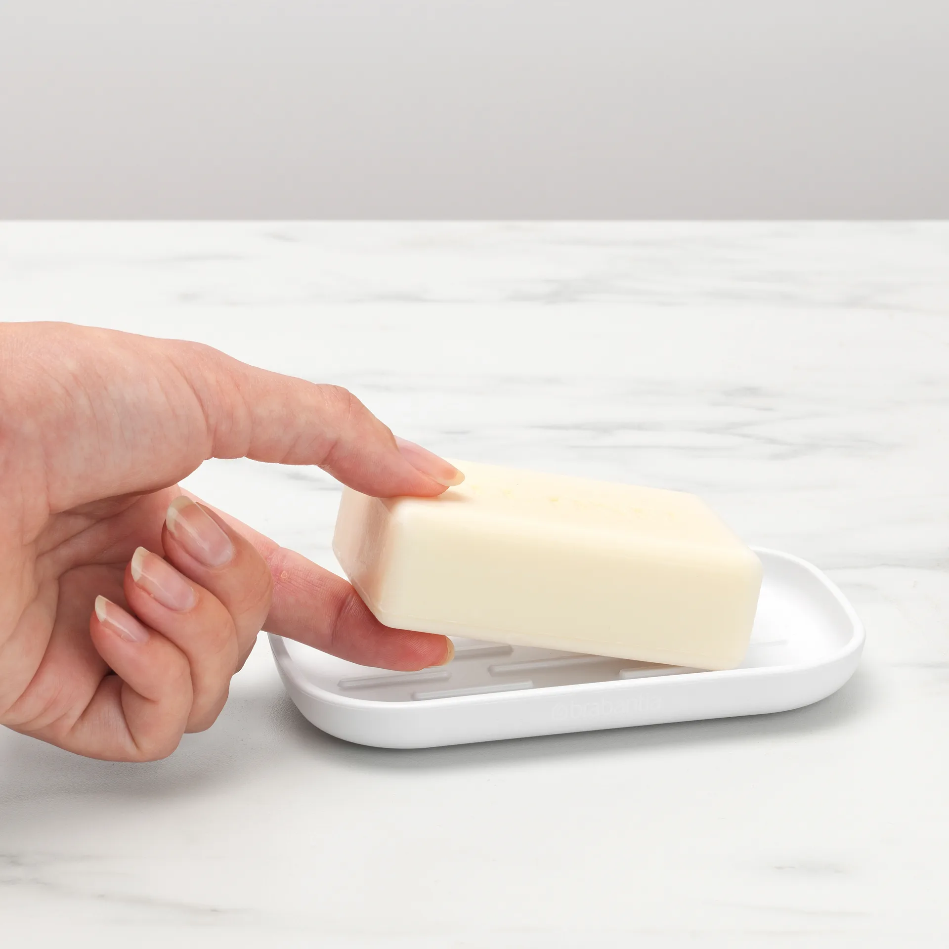 Porte savon ReNew de Brabantia, Blanc Brabantia