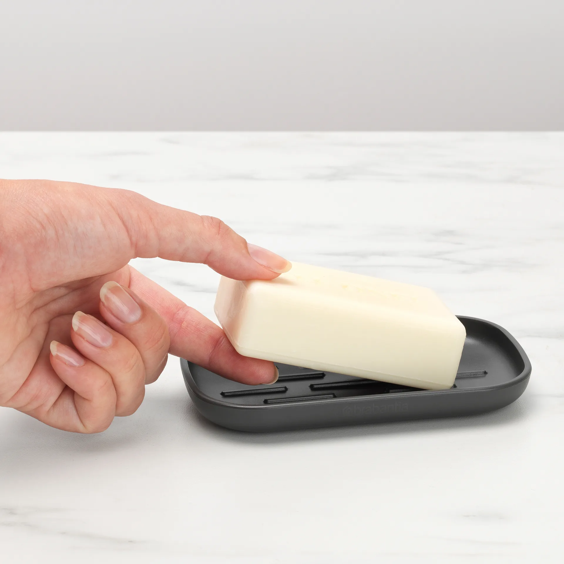 Porte savon ReNew de Brabantia, Gris foncé Brabantia