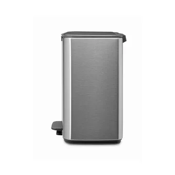 Poubelle à pédale Bo 12 L - Matt Steel Fingerprint Proof - Brabantia