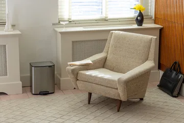 Poubelle à pédale Bo 12 L - Matt Steel Fingerprint Proof - Brabantia