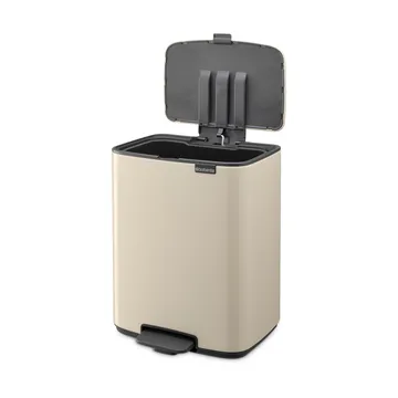 Poubelle à pédale Bo 12 L - Soft Beige - Brabantia