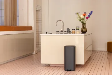 Poubelle à pédale Bo 30 L - Mineral Infinite Grey - Brabantia