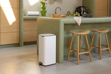 Poubelle à pédale Bo 30 L - White - Brabantia