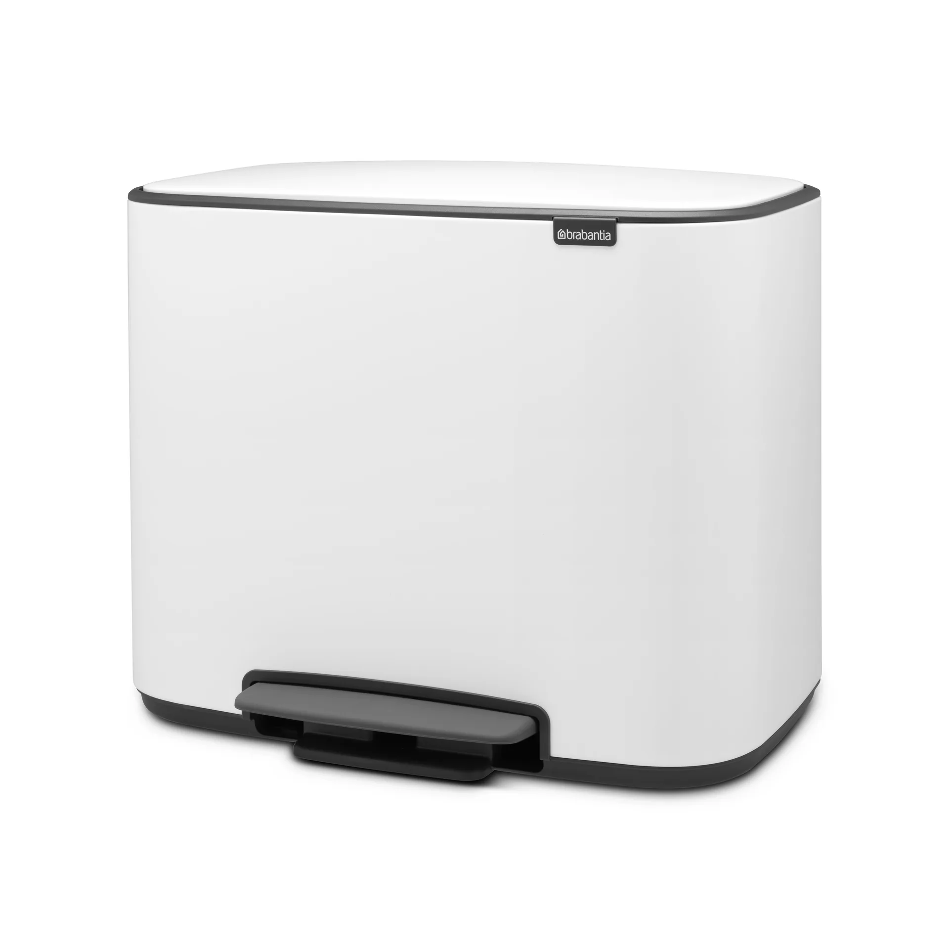 Poubelle à pédale Bo 36 l, Blanc Brabantia